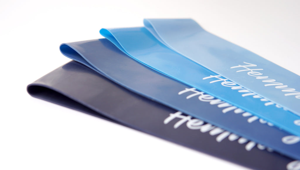 Miniband - Set om 4 st band med förvaringspåse